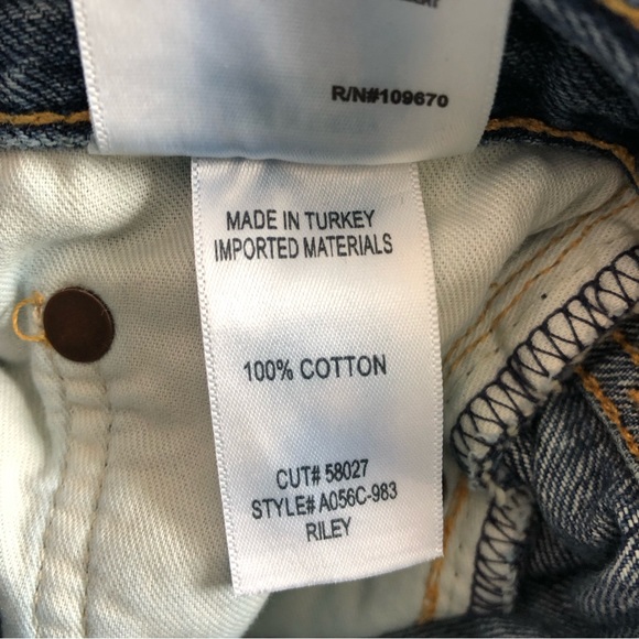 Agolde Riley High Rise Jeans 23 - Picture 14 of 14